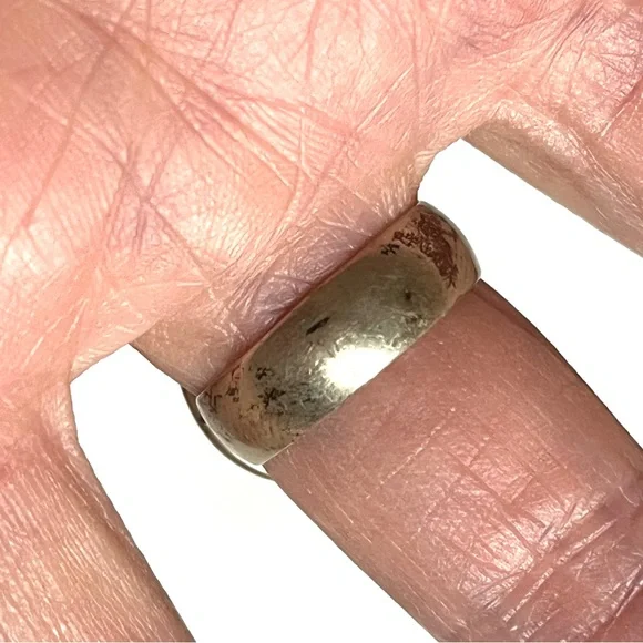 Artist Designed- Silver & Steel Ring and Gold-Toned Ring- one of a kind - Picture 9 of 10